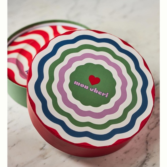 NWT Anthropologie Mon Cheri Dessert Plates, Set of 4 - Picture 2 of 9